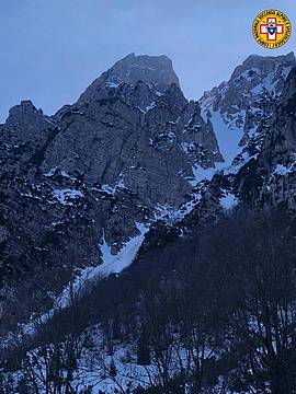 nel Vaio dell'acqua - Catena delle Tre Croci - sulle Piccole Dolomiti