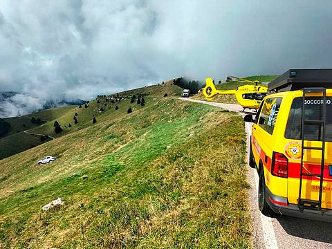 un'immagine relativa all'intervento sul Monte Grappa