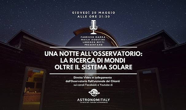 Una Notte all’Osservatorio: la Ricerca di Mondi oltre il Sistema Solare Una Notte all’Osservatorio: la Ricerca di Mondi oltre il Sistema Solare