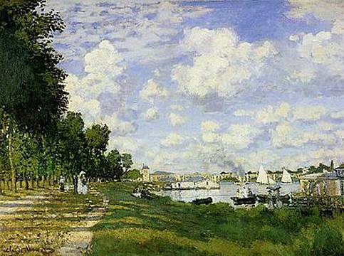 Claude Monet - Il bacino di Argenteuil (particolare) 1872 circa - Parigi, musée d'Orsay © photo musée d'Orsay Claude Monet - Il bacino di Argenteuil (particolare) 1872 circa - Parigi, musée d'Orsay © photo musée d'Orsay