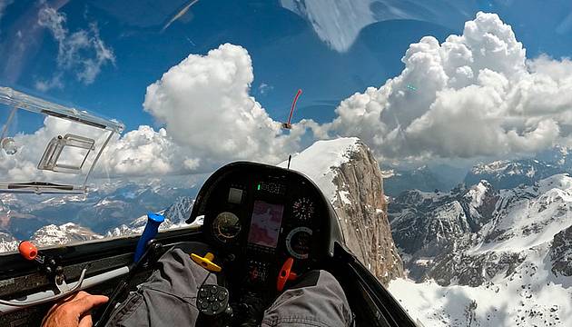 Marmolada volo a vela aeroclub