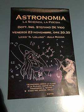 Astronomia. La scienza. La poesia.