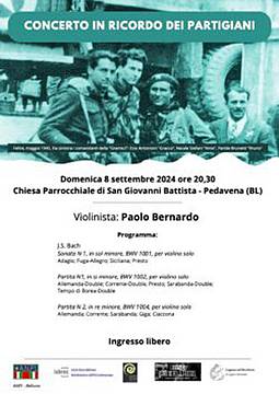 Concerto in ricordo dei partigiani