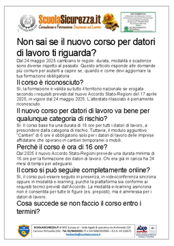 00_Non sai se il nuovo corso per datori di lavoro ti riguarda