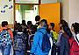 Professori e alunni a scuola per l'inizio dell'anno scolastico 2017 - ANSA ALESSANDRO DI MARCO
