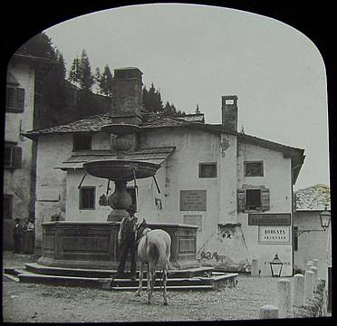 09 Casa Tiziano con fontana forse 1896 09 Casa Tiziano con fontana forse 1896
