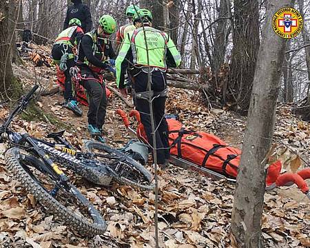 Incidente con la mountain bike