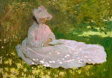 Claude Monet, Primavera (particolare), 1872 - Baltimore, The Walters Art Museum Claude Monet, Primavera (particolare), 1872 - Baltimore, The Walters Art Museum