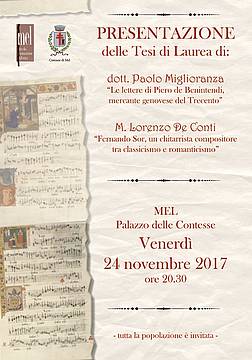 Presentazione Tesi di  Lauree