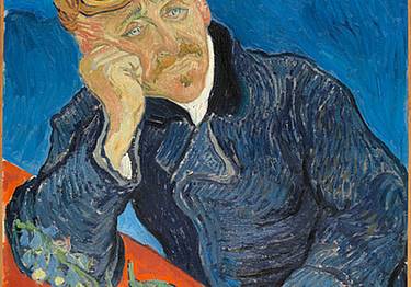 Vincent van Gogh, Il dottor Gachet (particolare), 1890, Parigi, Musée d'Orsay