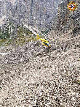 Antelao all'altezza di Forcella Piccola Antelao all'altezza di Forcella Piccola