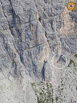 nella zona di Forcella del Mat, in direzione del Rifugio Bosconero