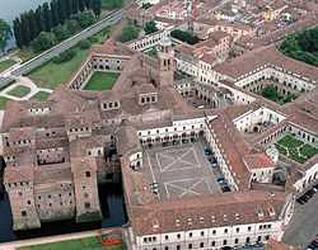 Complesso museale Palazzo Ducale Mantova, veduta aerea