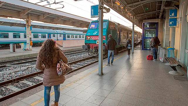 Castelfranco - La stazione dei treni Castelfranco