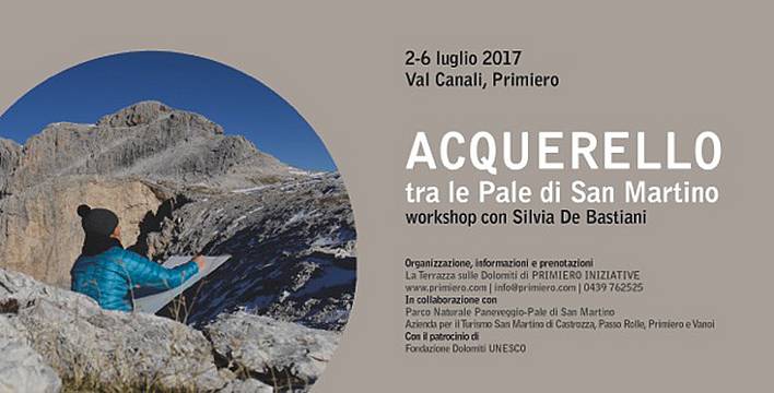 acquerello tra le Pale