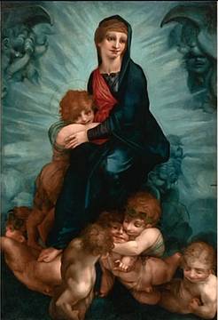 Rosso Fiorentino, Madonna in Gloria, San Pietroburgo - Museo Statale Ermitage