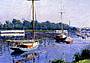 Claude Monet, Il bacino di Argenteuil (particolare), 1872 circa - Parigi, musée d'Orsay © photo musée d'Orsay  rmn
