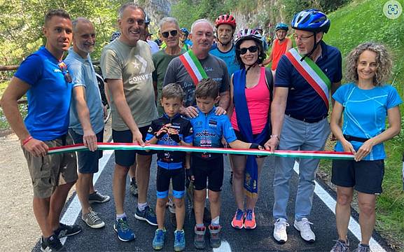 Inaugurata la ciclabile Soverzene-Ponte nelle Alpi