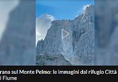 Frana sul Monte Pelmo Frana sul Monte Pelmo