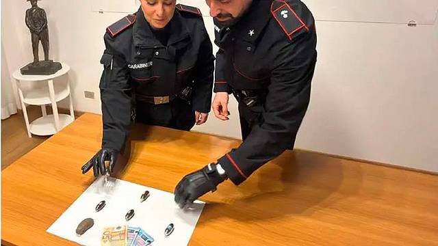 La droga sequestrata dai carabinieri