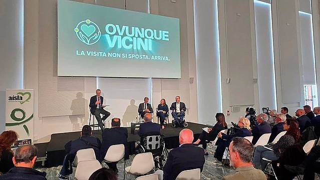 Presentata a Milano 'Ovunque vicini', App per visite a domicilio per pazienti con Sla