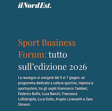 Sport Business Forum - tutto sull’edizione 2026 Sport Business Forum - tutto sull’edizione 2026