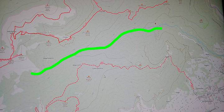 la lunga traversata della Val Calcino - territorio di Alano di Piave la lunga traversata della Val Calcino - territorio di Alano di Piave