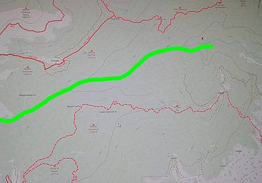 la lunga traversata della Val Calcino - territorio di Alano di Piave