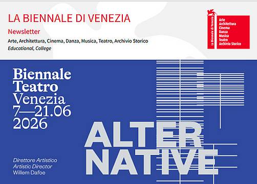 Biennale Teatro 2026 - ALTER NATIVE