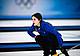 Stefania Constantini nella finale olimpica del curling misto a Pechino