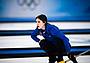 Stefania Constantini nella finale olimpica del curling misto a Pechino