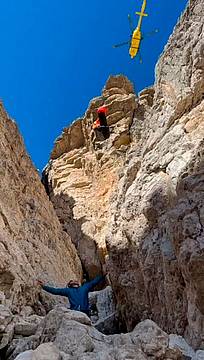 alpinista caduto sulla normale alla Cima Grande alpinista caduto sulla normale alla Cima Grande