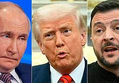 Putin, Trump e Zelensky Putin, Trump e Zelensky