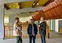 Simone Sfriso e Alessandro Melis (Portsmouth School of Architecture) con G. D'Incà Levis in Progettoborca DC_Foto Nicola Noro