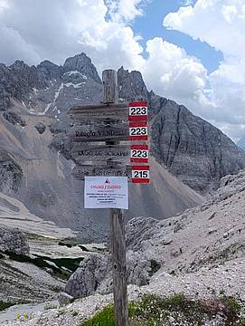 Ferrata Berti chiusa per la frana sul Marcora 4 Ferrata Berti chiusa per la frana sul Marcora 4