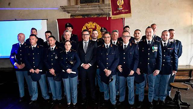 La festa della polizia a Belluno