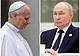 Papa Leone XIV e Vladimir Putin - (Foto Ipa e Afp)