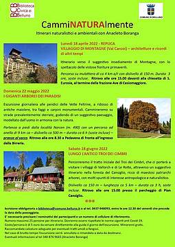 CammiNaturalmente - aprile maggio giugno 2022 CammiNaturalmente - aprile maggio giugno 2022