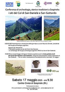 Conferenza - i siti del Col di San Daniele e San Gottardo