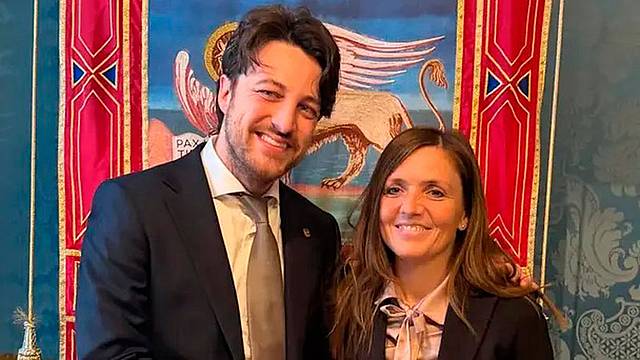 L'assessore Paola Roma con il presidente della Regione Veneto Alberto Stefani L'assessore Paola Roma con il presidente della Regione Veneto Alberto Stefani