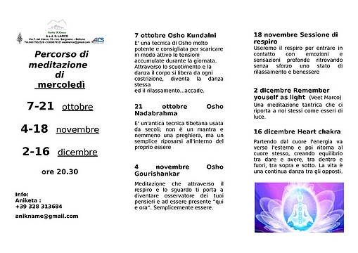 Meditazioni - il Larice Meditazioni - il Larice