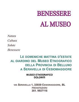 BENESSERE AL MUSEO '21-1 - pag 1 BENESSERE AL MUSEO '21-1 - pag 1