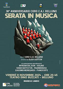 Serata in musica del Coro CAI di Belluno