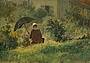 Carl Spitzweg, Il pittore nel giardino (particolare), 1860 circa / Kunst Museum Winterthur, Fondazione Oskar Reinhart © SIK-ISEA, Zurigo (Philipp Hitz)