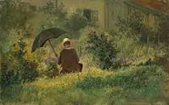 Carl Spitzweg, Il pittore nel giardino (particolare), 1860 circa / Kunst Museum Winterthur, Fondazione Oskar Reinhart © SIK-ISEA, Zurigo (Philipp Hitz) Carl Spitzweg, Il pittore nel giardino (particolare), 1860 circa / Kunst Museum Winterthur, Fondazione Oskar Reinhart © SIK-ISEA, Zurigo (Philipp Hitz)