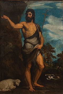 Tiziano Vecellio, San Giovanni Battista - Venezia, Gallerie dell’Accademia Tiziano Vecellio, San Giovanni Battista - Venezia, Gallerie dell’Accademia