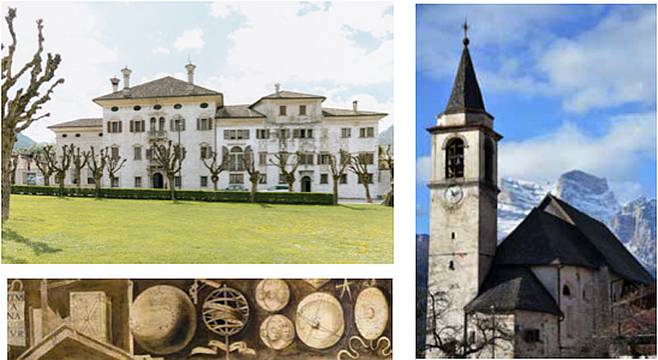 Dall’alto - Villa-Crotta-de’Manzoni-Agordo, Chiesa di S. Giovanni Battista (FRANCO OLIVERI©FROL), “Fregio delle arti liberali e meccaniche” di GIorgione a Casa Marta Pellizzari-Castelfranco Veneto Dall’alto - Villa-Crotta-de’Manzoni-Agordo, Chiesa di S. Giovanni Battista (FRANCO OLIVERI©FROL), “Fregio delle arti liberali e meccaniche” di GIorgione a Casa Marta Pellizzari-Castelfranco Veneto