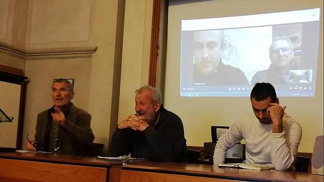 da sinistra Franco De Bon, Michele Cassol e Gabriele De Nadai da sinistra Franco De Bon, Michele Cassol e Gabriele De Nadai