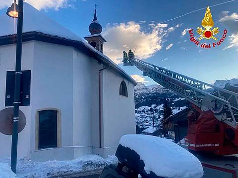 L'intervento alla chiesa di Sant'Antonio