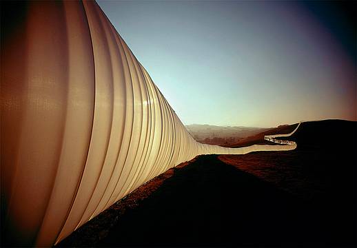 Gianfranco Gorgoni, Christo Running Fence Sonoma and Marin Counties CA 1976